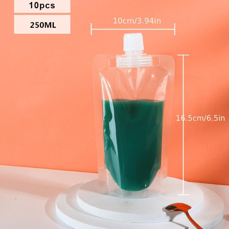 10pc Food Storage Bags for Rice Grains Juice Milk Coffee
