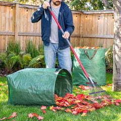 2pcs Large Yard Dustpans Reusable Heavy Duty Gardening Bags 53 Gallon