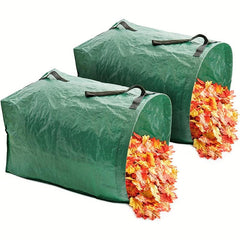 2pcs Large Yard Dustpans Reusable Heavy Duty Gardening Bags 53 Gallon