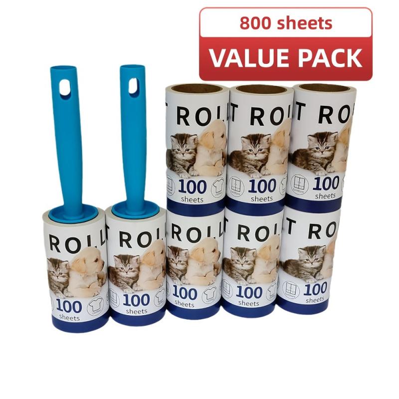 Lint Roller 800 Sheets Pet Hair Remover Extra Sticky Tearable