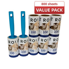 Lint Roller 800 Sheets Pet Hair Remover Extra Sticky Tearable
