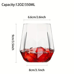 32 PCS Plastic Stemless Champagne Wine Glasses Disposable Unbreakable Cups