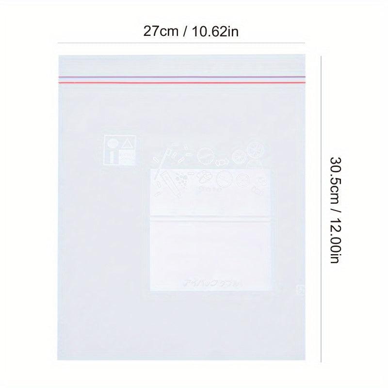 130pcs Double Sealing Strip Food Storage Bags Zipper Bags