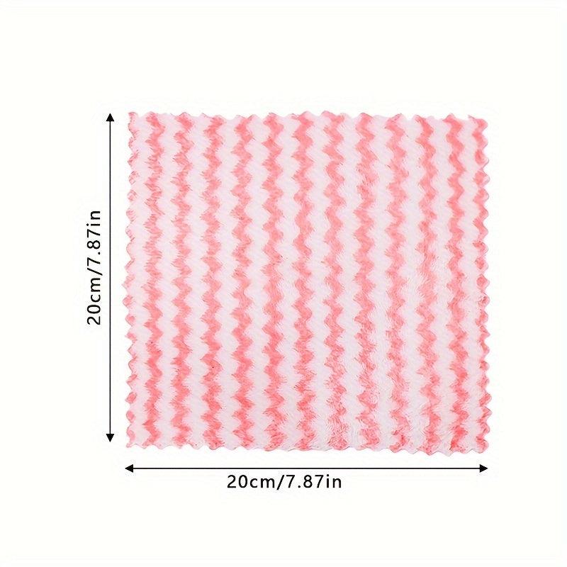 10pcs Microfiber Cleaning Cloth Multifunctional Kitchen Bathroom Towel