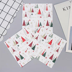 Christmas Disposable Napkins Santa Claus Printed 20 Sheets Pack