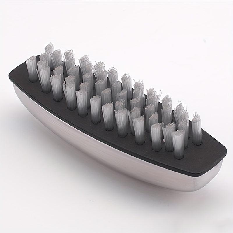 Stainless Steel Deodorant Hand Washing Brush Nylon Hair Nail Cleaning Brush
