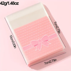 100 Self Adhesive Clear Plastic Treat Bags for Candy Snack Wrapping