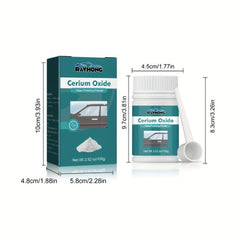 Glass Scratch Cleaning Powder 100g Car Windshield Repair and Stain Cleaning