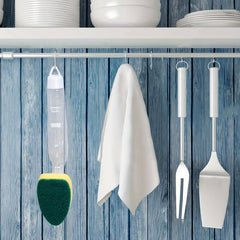 8pcs Dishwand Refill Replacement Heads Sponge Brush Dish Scrubber Pads