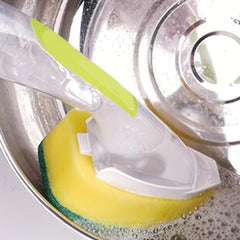 8pcs Dishwand Refill Replacement Heads Sponge Brush Dish Scrubber Pads