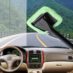 2pcs Car Window Cleaning Brush Tool Long Handle Window Wiper