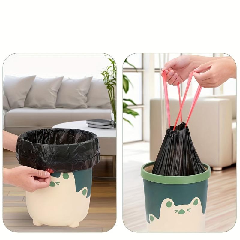 75pcs Drawstring Trash Bags for Business, Restaurant, Home Kitchen Use