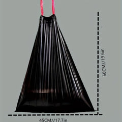75pcs Drawstring Trash Bags for Business, Restaurant, Home Kitchen Use