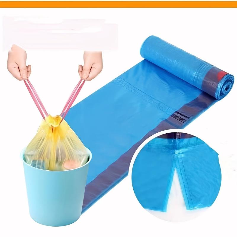 75pcs Drawstring Trash Bags for Business, Restaurant, Home Kitchen Use
