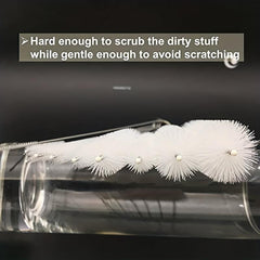 10pcs Long Straw Brush Pipe Cleaners Nylon Tube Cleaner 8 inch