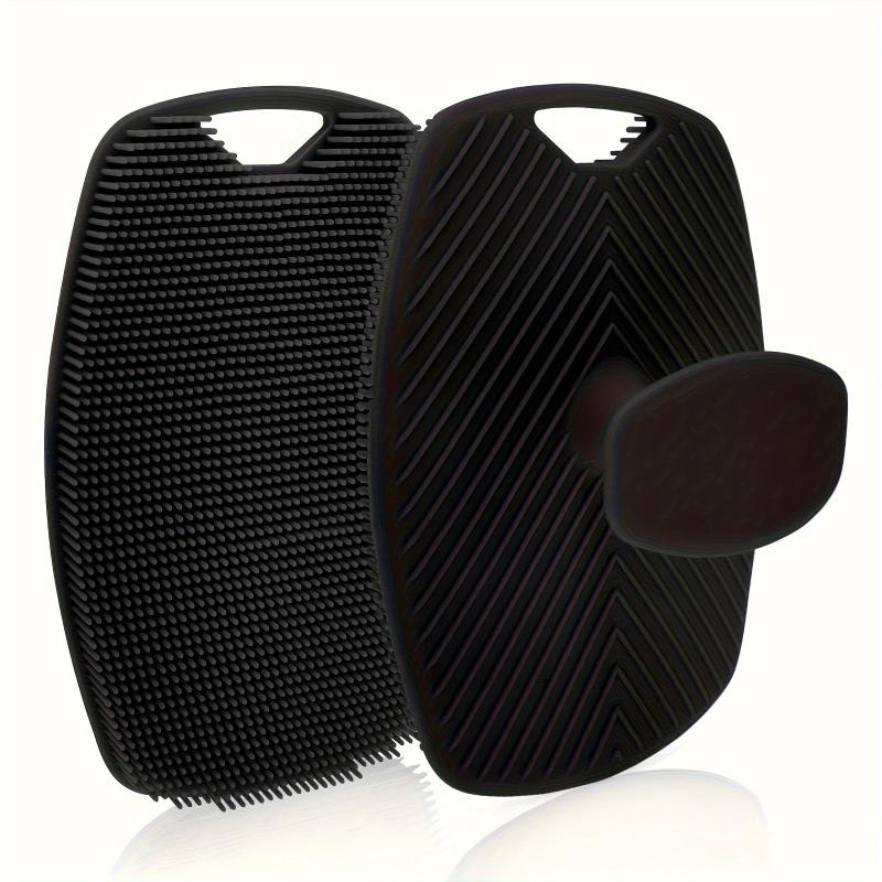 2pcs Silicone Body Scrubber For Men Skin Cleaning & Exfoliating