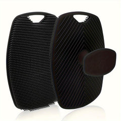 2pcs Silicone Body Scrubber For Men Skin Cleaning & Exfoliating