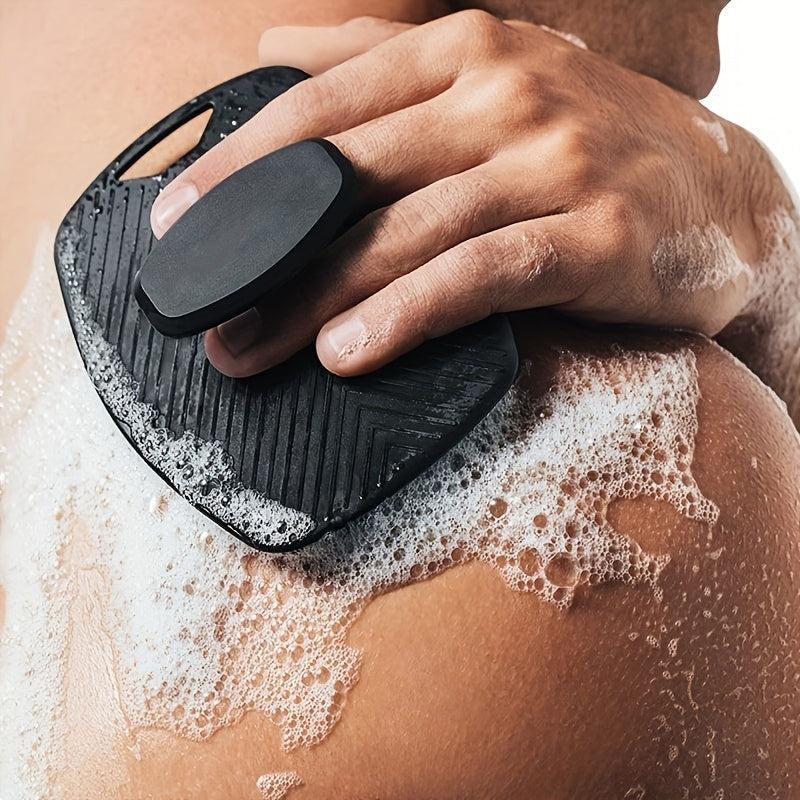 2pcs Silicone Body Scrubber For Men Skin Cleaning & Exfoliating