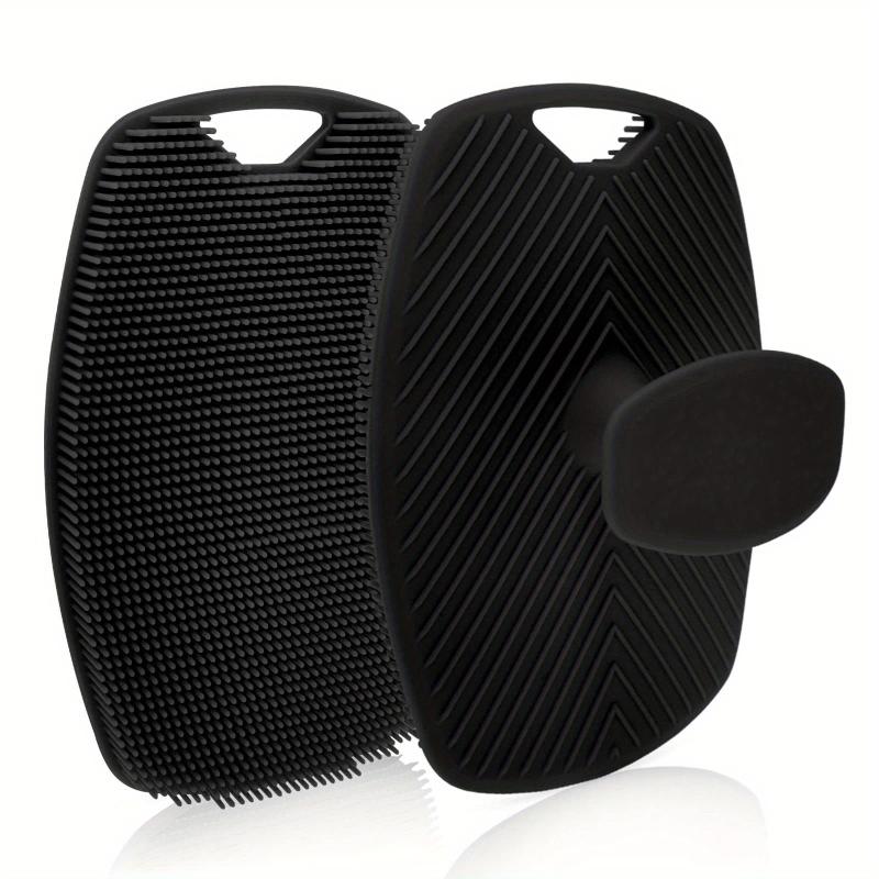 2pcs Silicone Body Scrubber For Men Skin Cleaning & Exfoliating