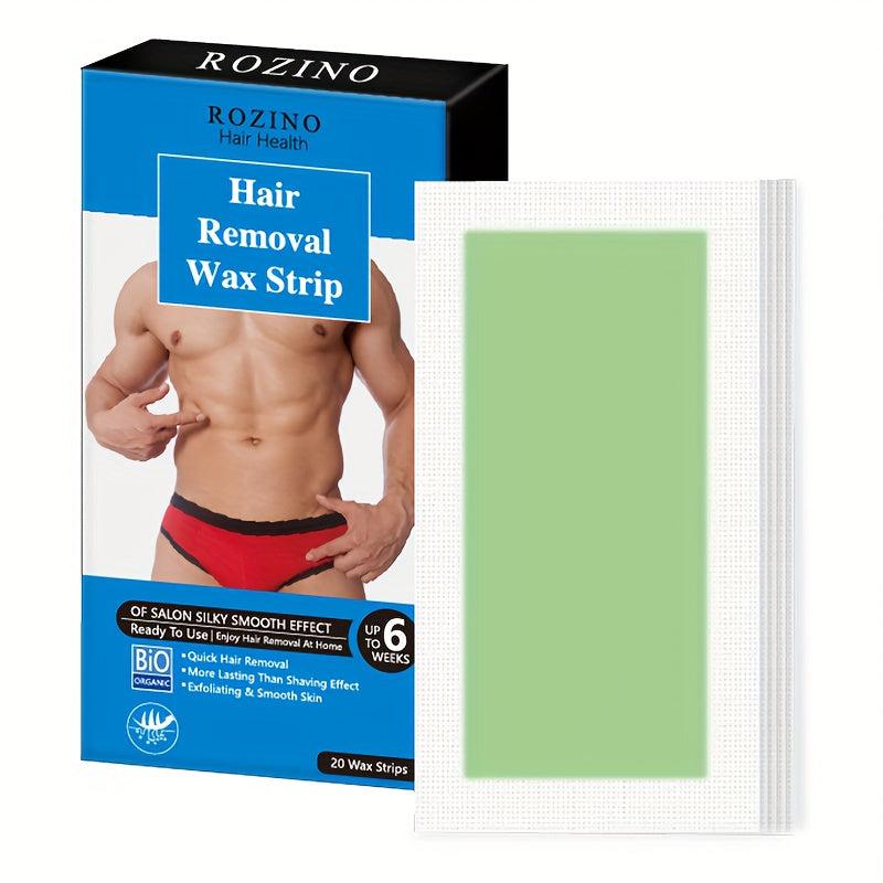 20 Pcs Disposable Waxing Paper Strips Hair Removal Non Woven Wax Strip