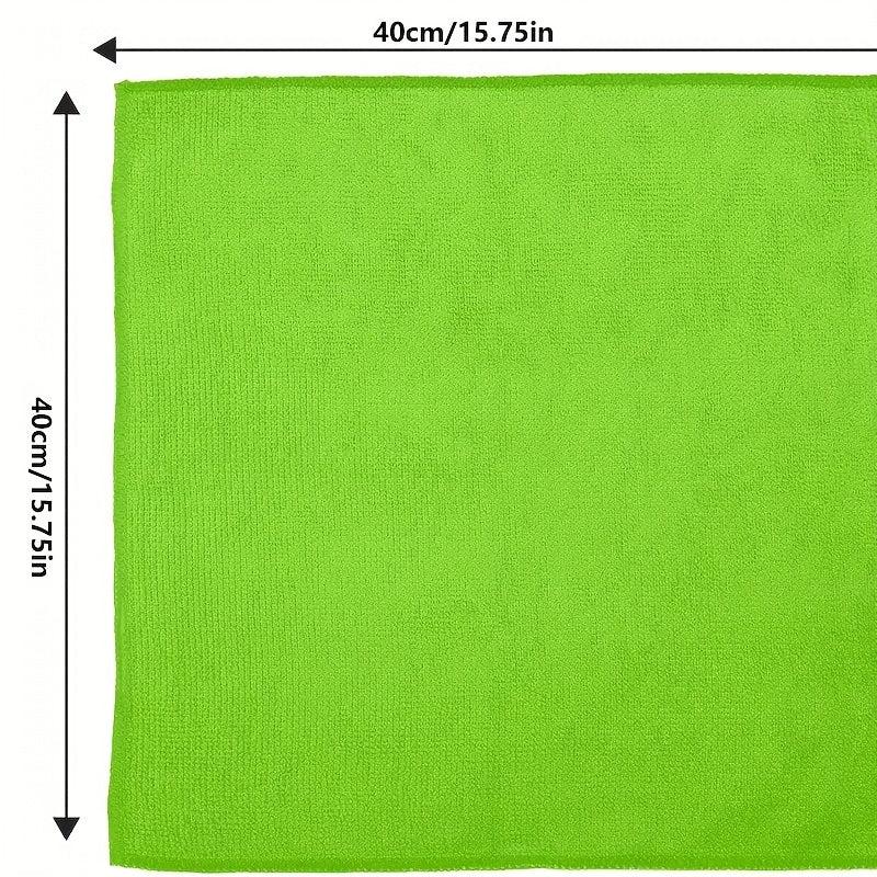 5pcs Microfiber Cleaning Cloth Reusable Lint-Free Rag Home Kitchen Supplies