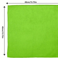 5pcs Microfiber Cleaning Cloth Reusable Lint-Free Rag Home Kitchen Supplies