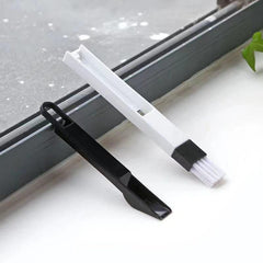 1pc Groove Cleaning Brush With Mini Dustpan Handheld Crevice Brush