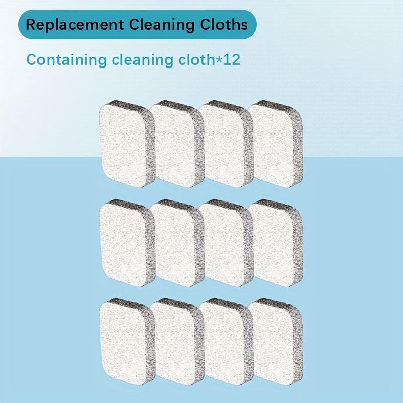 Pot Brush Tool With 12pcs Replacement Heads Set