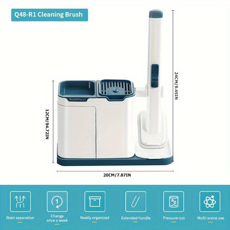 Pot Brush Tool With 12pcs Replacement Heads Set