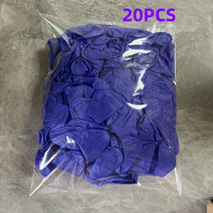 Purple Nitrile Disposable Gloves 36pcs Medical Kitchen Cleaning Waterproof