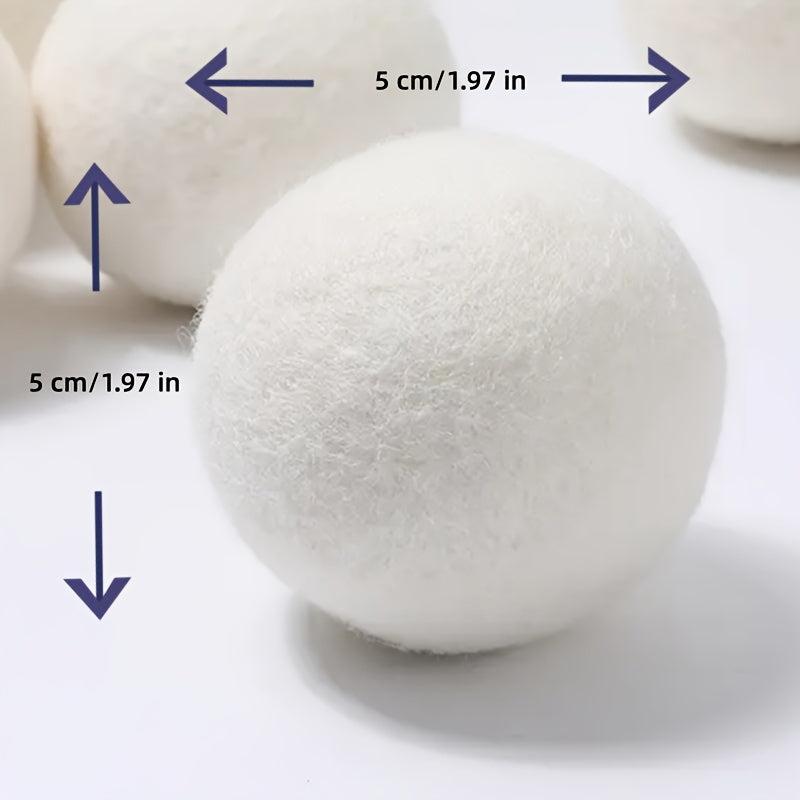 3pcs Wool Laundry Dryer Ball Reusable - Fabric Softener Ball