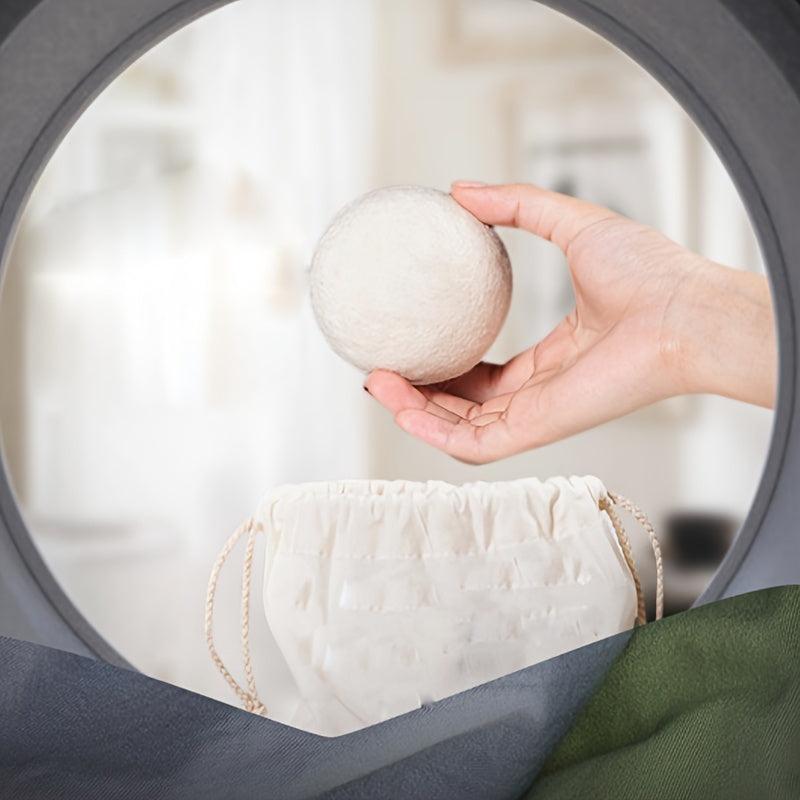 3pcs Wool Laundry Dryer Ball Reusable - Fabric Softener Ball
