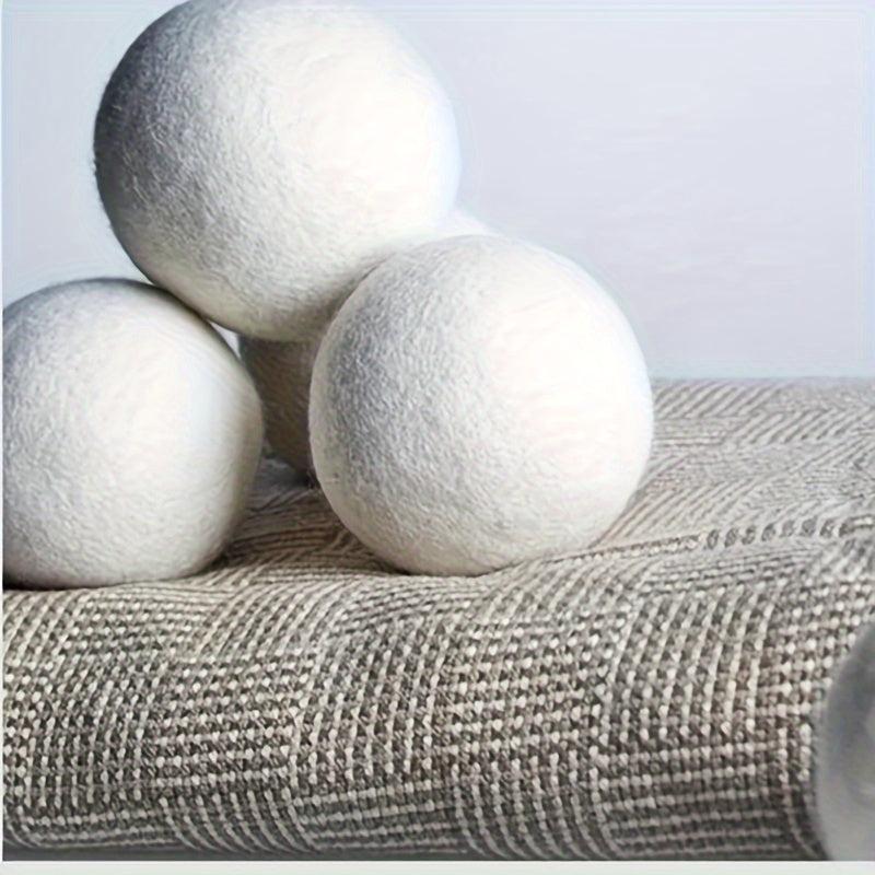3pcs Wool Laundry Dryer Ball Reusable - Fabric Softener Ball
