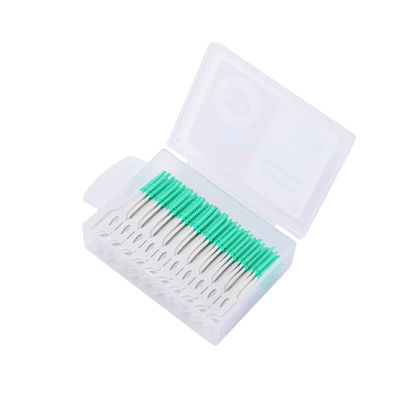 150pcs Silicone Dental Seam Cleaning Brush Dental Gap Brush