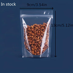 100pcs Reusable Food Storage Bags with Zippers