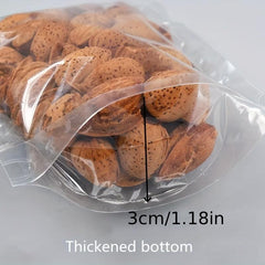 100pcs Reusable Food Storage Bags with Zippers