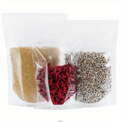 100pcs Reusable Food Storage Bags with Zippers