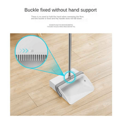 Rotatable Broom Set Foldable Dustpan Combo for Easy Household Cleaning