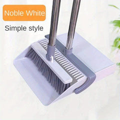 Rotatable Broom Set Foldable Dustpan Combo for Easy Household Cleaning