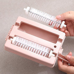 Double Roller Sofa Sweeper Brush Table Sweeper Remove Crumbs Dust Brush