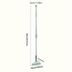Hard Bristle Floor Scrub Brush Long Handle Bathroom Tub Tile Cleaning