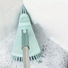 Hard Bristle Floor Scrub Brush Long Handle Bathroom Tub Tile Cleaning