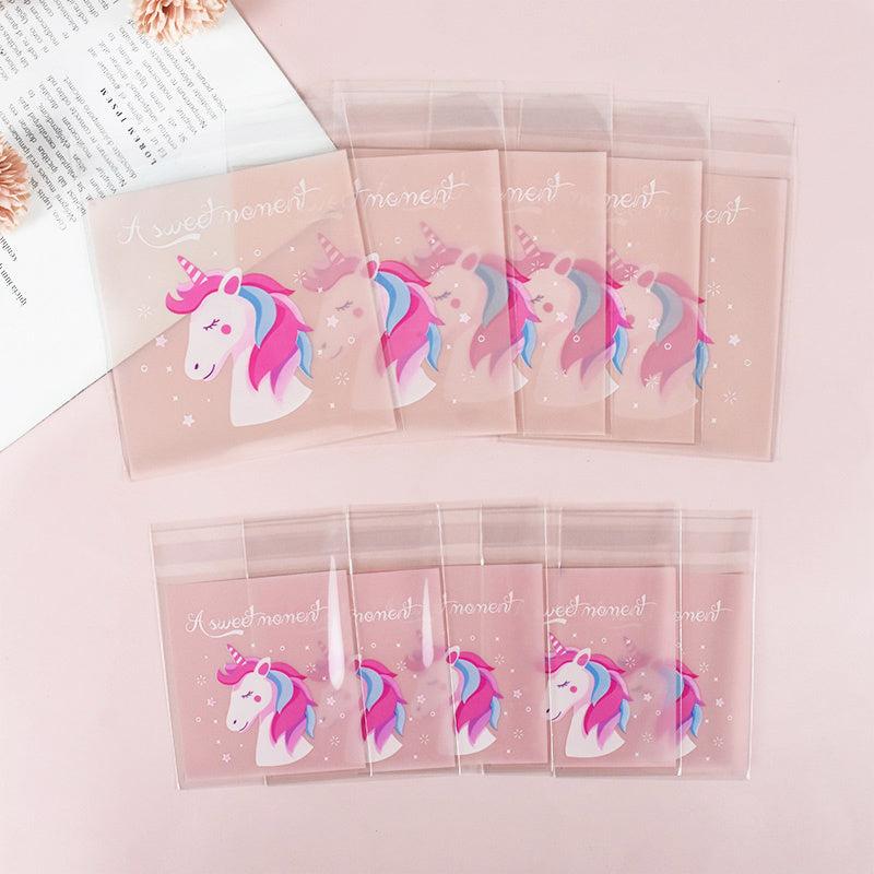 100pcs Unicorn Candy Bags Girls Birthday Party Decor