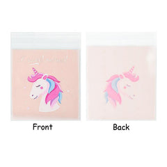 100pcs Unicorn Candy Bags Girls Birthday Party Decor