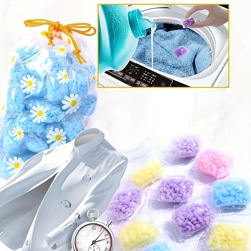 100pcs Laundry Fragrant Beads Wash Scent Booster Beads Scent Fragrance Softener