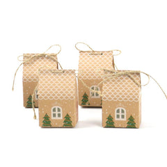 10pcs Christmas House Gift Boxes Home Decor to Sparkle Room