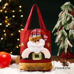 1pc Christmas Santa Gift Bags Snowman Deer Navidad Party Favors Weird Stuff