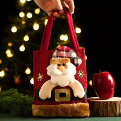 1pc Christmas Santa Gift Bags Snowman Deer Navidad Party Favors Weird Stuff
