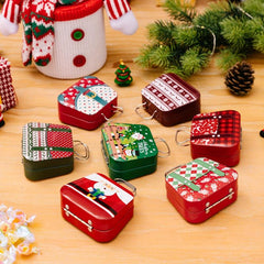 Christmas Box Family Gathering Handbag Style Containers
