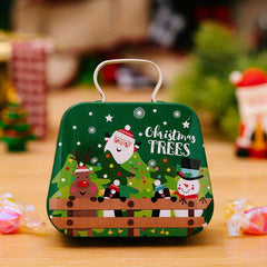 Christmas Box Family Gathering Handbag Style Containers